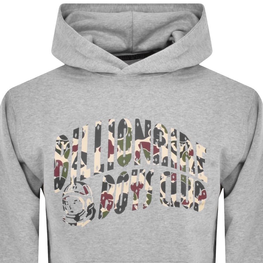 Billionaire Boys Club Camo Arch Logo Hoodie Grey